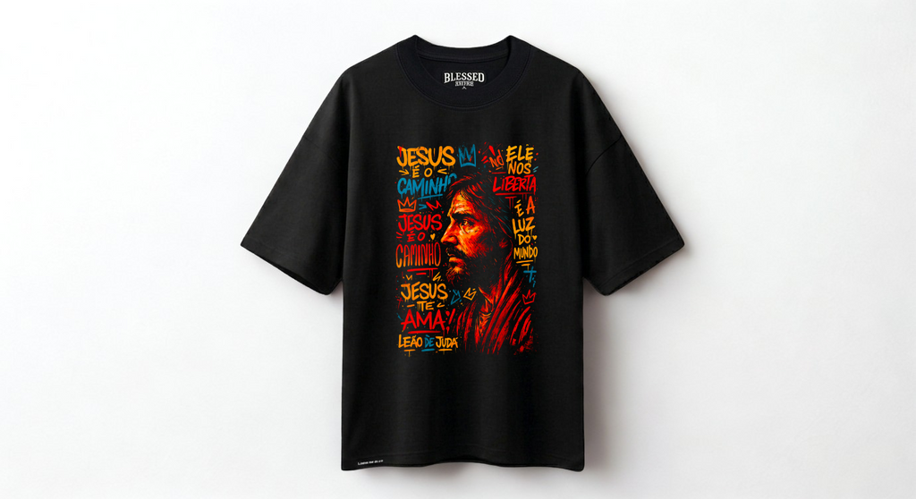 Camiseta Blessed Divine Co. Leão de Juda
