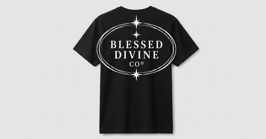 Camiseta Blessed Divine® | Signature Emblem Black