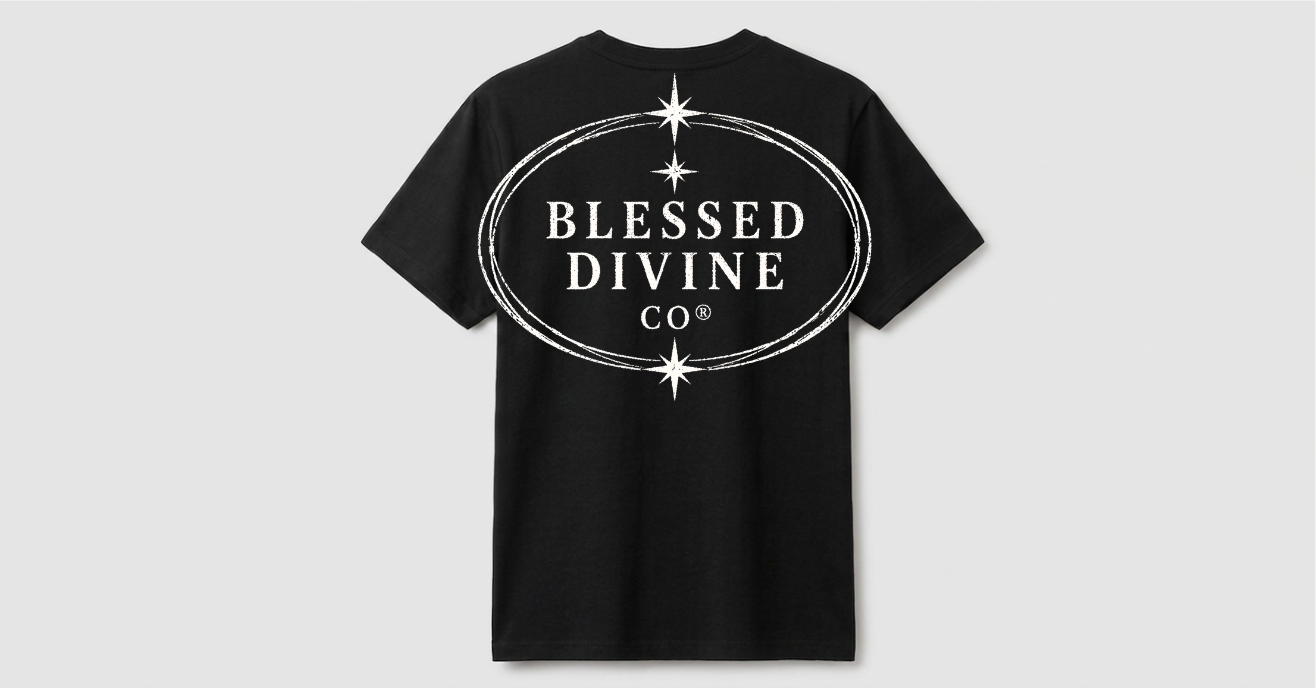 Camiseta Blessed Divine® | Signature Emblem Black