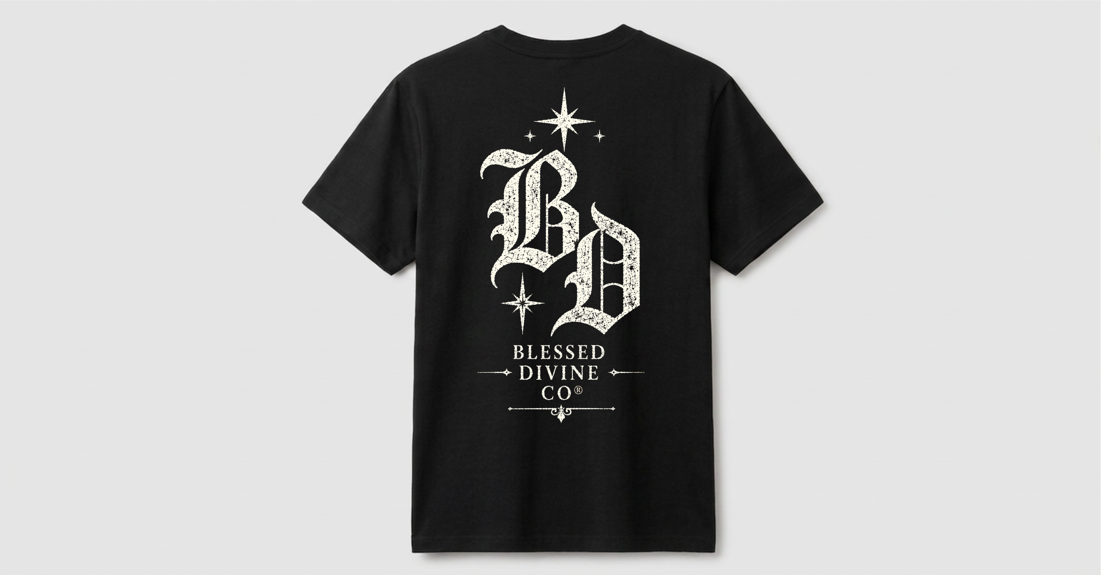 Camiseta Blessed Divine® | BD Monogram Black