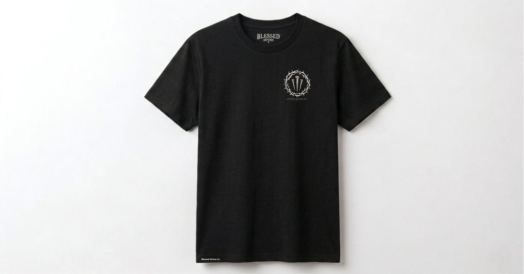 Camiseta Blessed Divine® | Cross Legacy Black