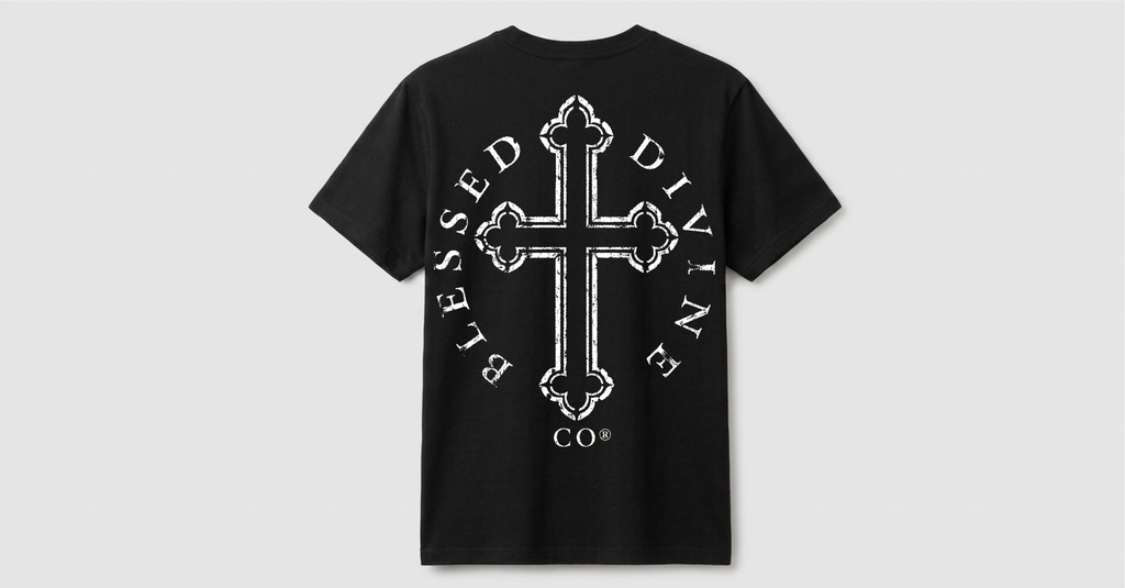 Camiseta Blessed Divine® | Cross Legacy Black