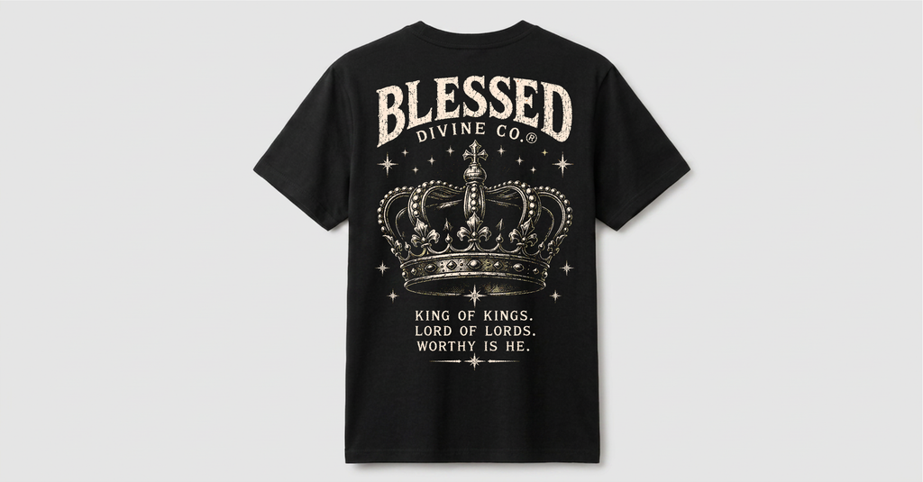Camiseta Blessed Divine® | King of Kings Black