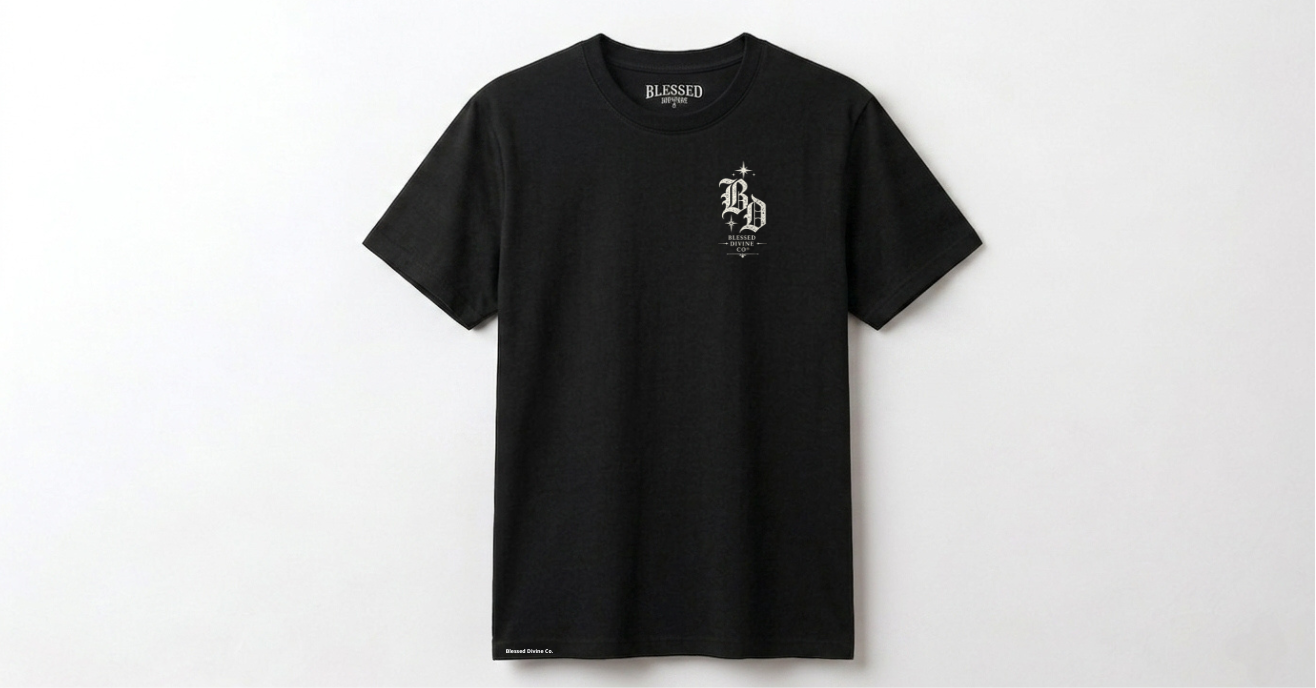 Camiseta Blessed Divine® | BD Signature Essential Black