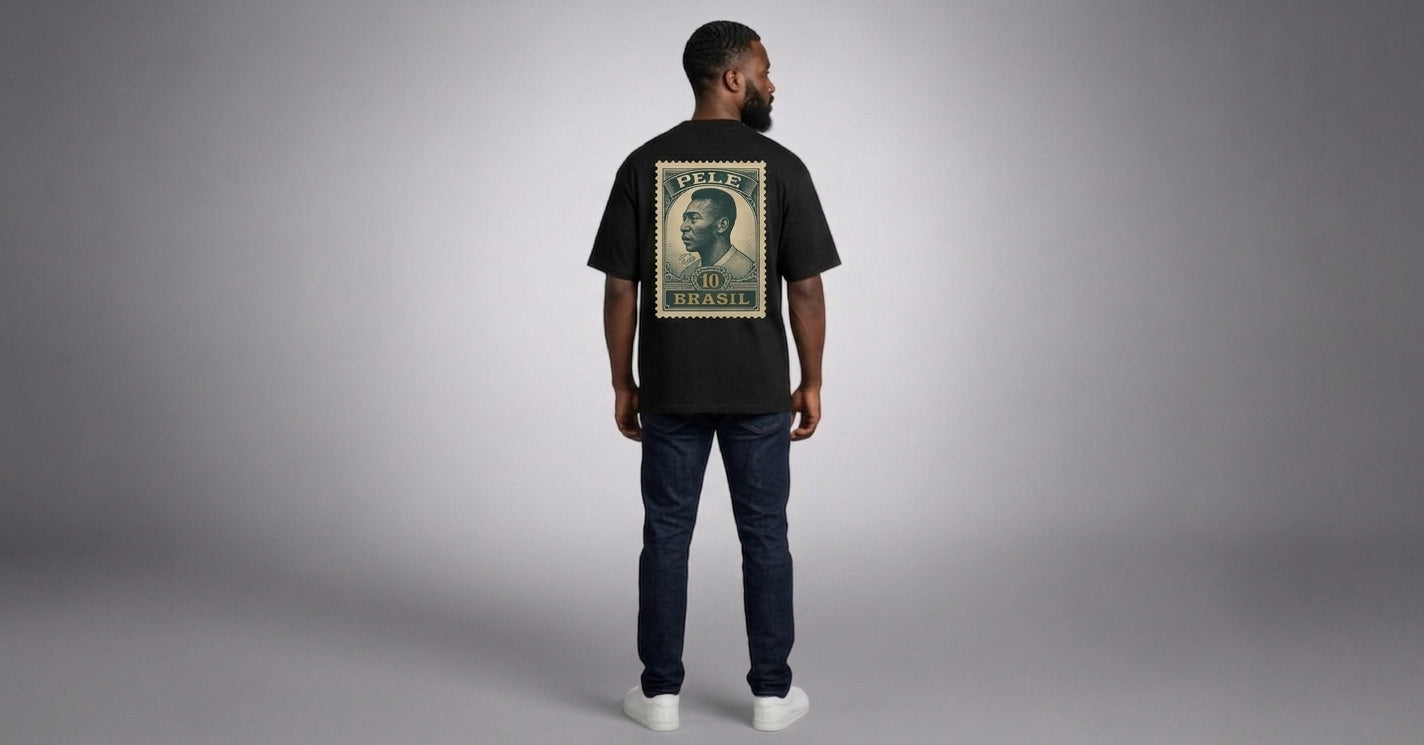 Camiseta Estampa Ouro Brasil - Pelé