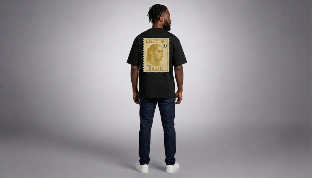 Camiseta Estampa Ouro Brasil - Ronaldinho Gaúcho