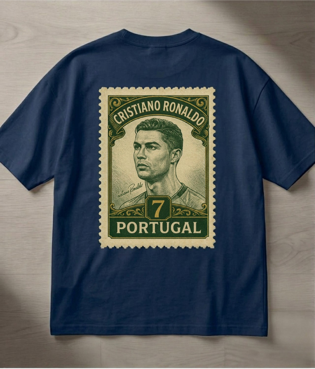 Camiseta Estampa Ouro Relíquias - Cristiano Ronaldo