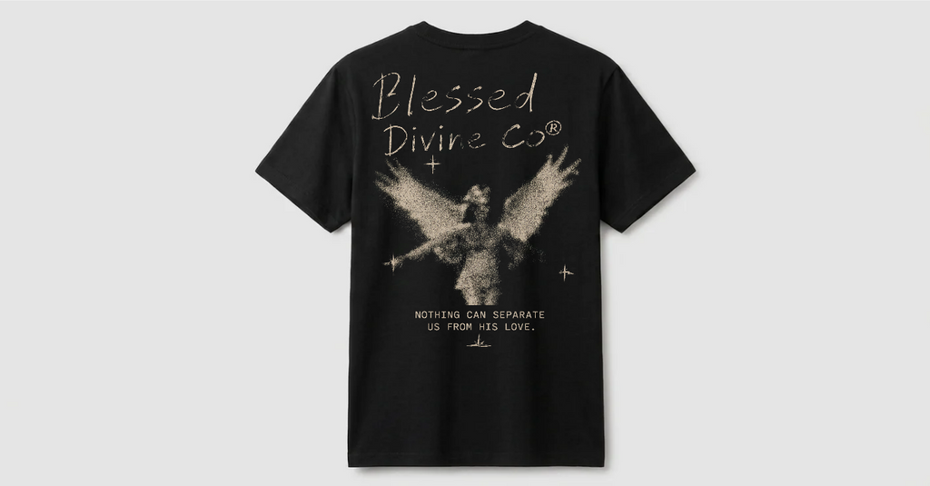 Camiseta Blessed Divine® | Nothing Can Separate Black